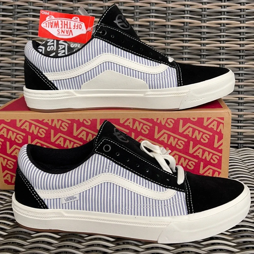 Vans Bmx Old Skool Federal Black/Bl Pinstripe WMNS